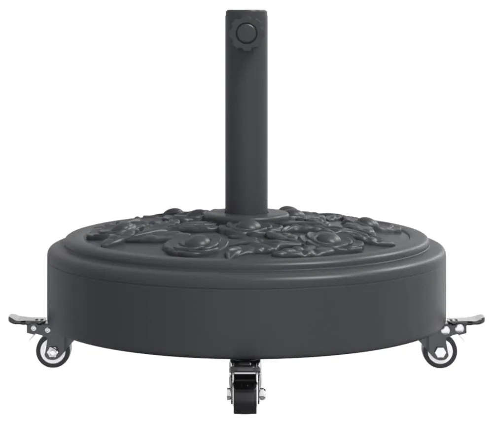 görgős kerek napernyőtalp rúdhoz Ø38 / 48 mm 27 kg