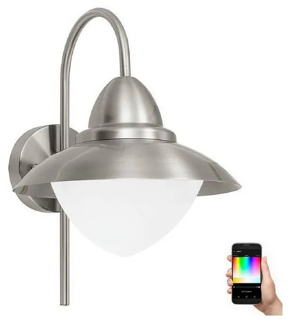Eglo 33583 - LED RGBW Kültéri fali lámpa SIDNEY 1xE27/9W/230V IP44 33583