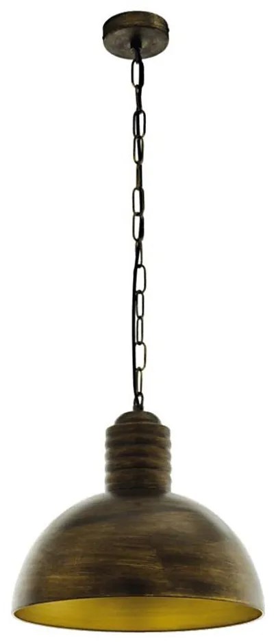 Eglo 79442 - GOLDING láncos csillár 1xE27/60W/230V patinás
