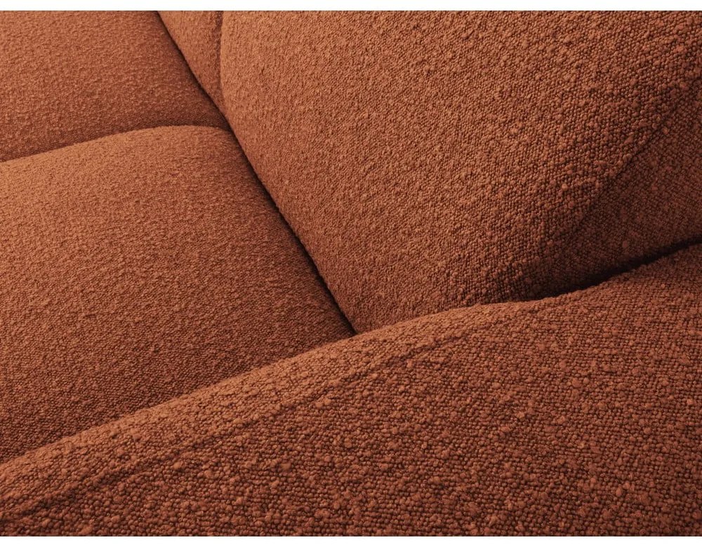 Barna buklé sarokkanapé (jobb oldali) Molino – Micadoni Home