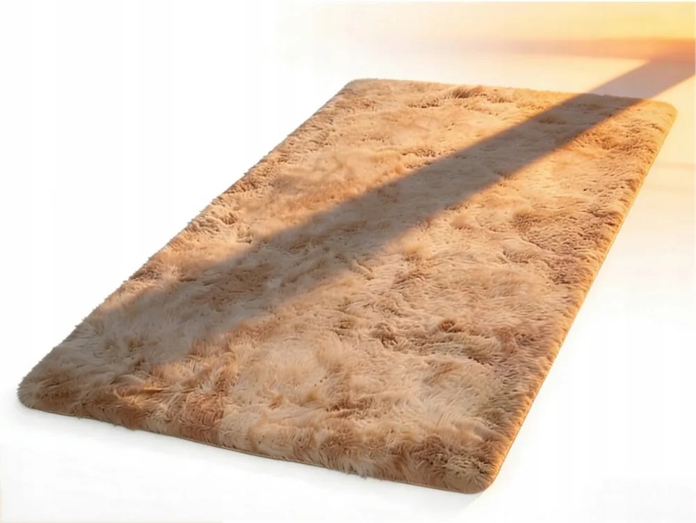 Plüss Szőnyeg 200x300 Bolyhos Szőrmés Puha Kellemes Magas Divatos kaméleon