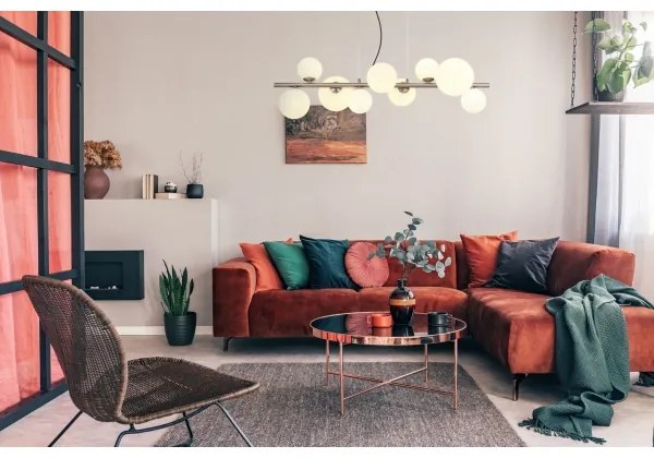 Globo 56140-9H - LED Csillár zsinóron RIHA 9xG9/3W/230V króm