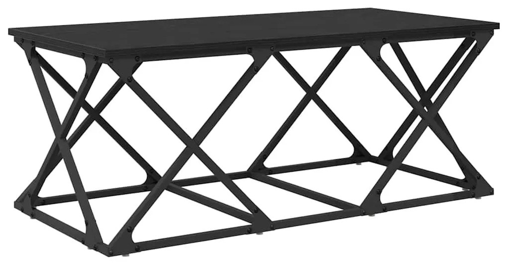 Dohányzóasztal Musta tammi 100 x 49 x 40 cm Faanyag