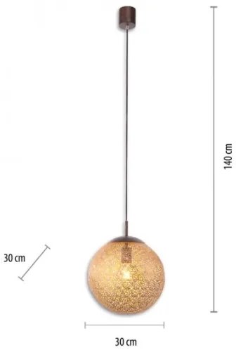 Paul Neuhaus 2420-48 - Csillár zsinóron GRETA 1xE27/60W/230V