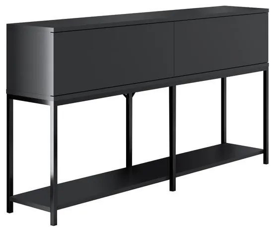 Konzolasztal Lord - Anthracite, Black