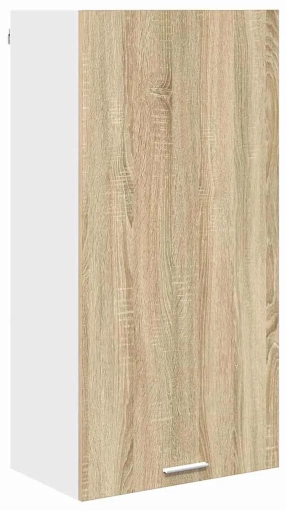 Függő szekrény Riga Sonoma tölgy és fehér 50 x 31 x 100 cm