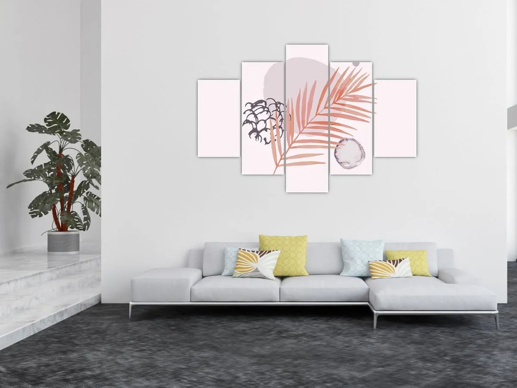 Kép - Lila minimalizmus N⁰3 (150x105 cm)
