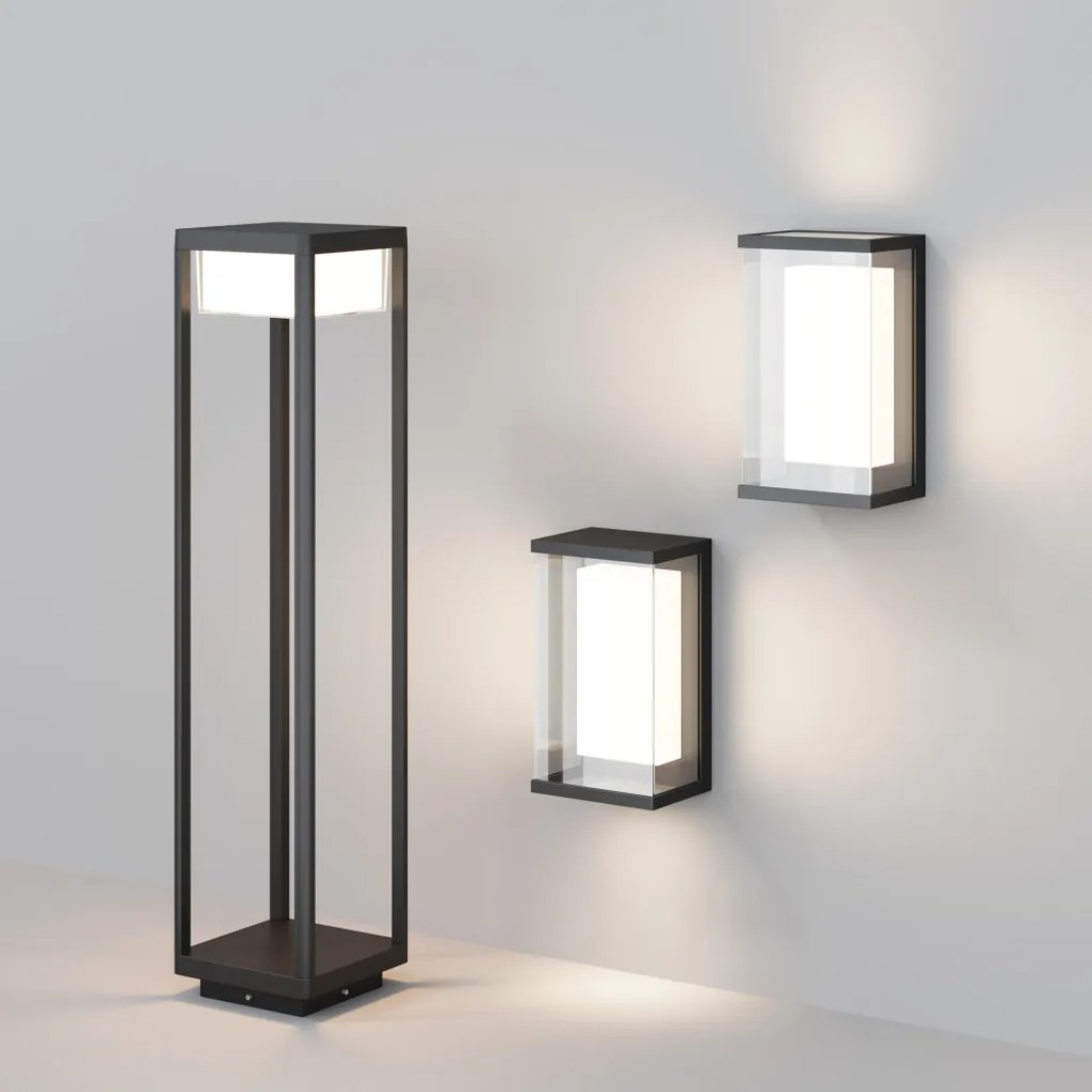 MAYTONI O021WL-L10B3K BAKER STREET Modern Kültéri Fali Lámpa Fekete LED IP65