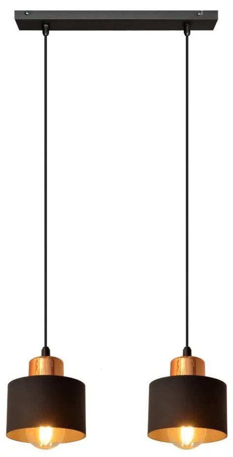 Csillár EDISON 2xE27/15W/230V