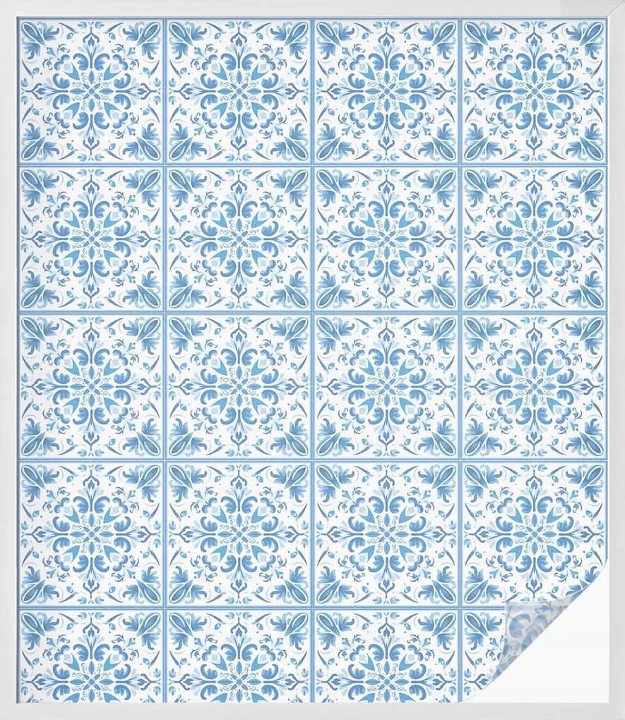 Szélvédőfólia Adatvédelem Ablakra Virágos díszek 100x116