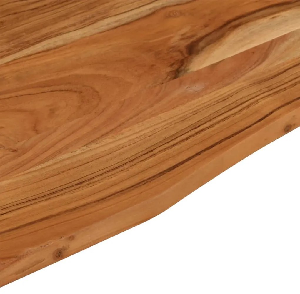tömör akácfa téglalap alakú asztallap 80 x 50 x 2,5 cm