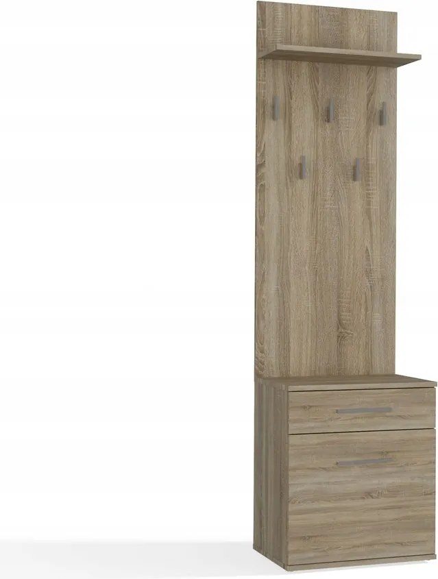 Akasztó Cipősszekrény Duo Sonoma Tölgy 180x50x35 CM Előszoba Folyosó