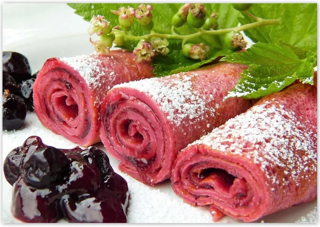 Poszterek 100x70 Málnás finomságok Gyümölcsök