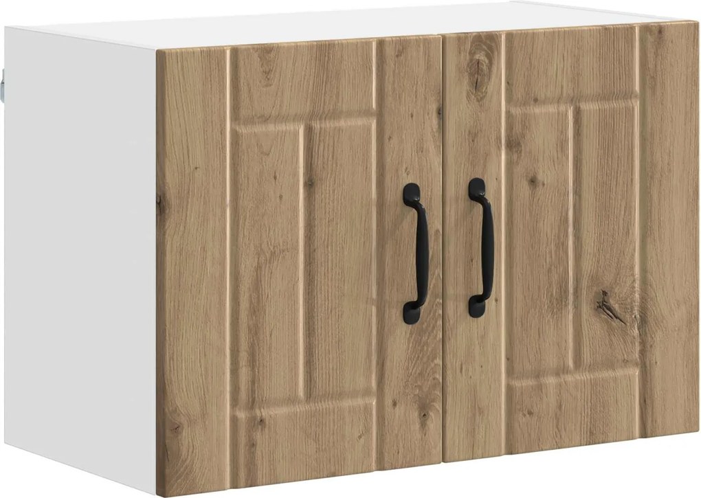 vidaXL Fali konyhaszekrény Artisan tölgy 60 x 31 x 40 cm Faanyag