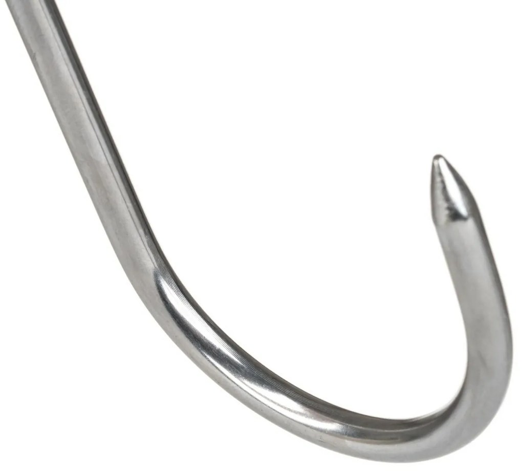 Bankett Rozsdamentes acél füstölőhorog AKCENT 11 x8,5 cm, 3 db, S