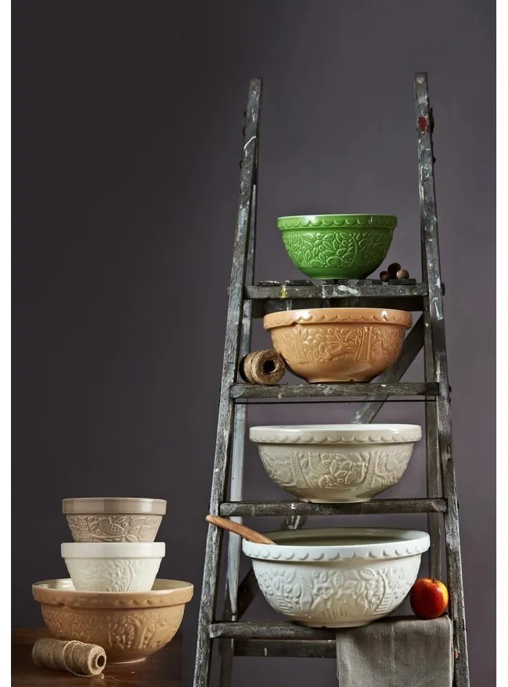 Világosbarna kőedény tál ø 24 cm In the Forest – Mason Cash