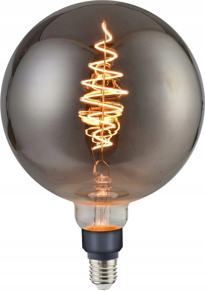 Nordlux Led izzó Globe E27 8.5W G200 füstölt, fényerőszabályozható, dizájnos