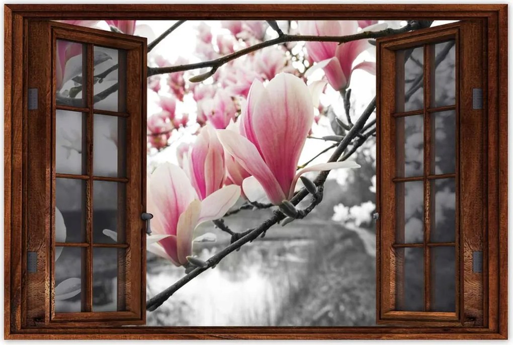 Poszterek 60x40 Magnólia Virágok