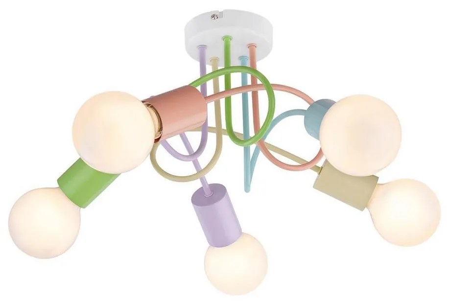Rabalux 6340 - Csillár LINETT 5xE27/40W/230V