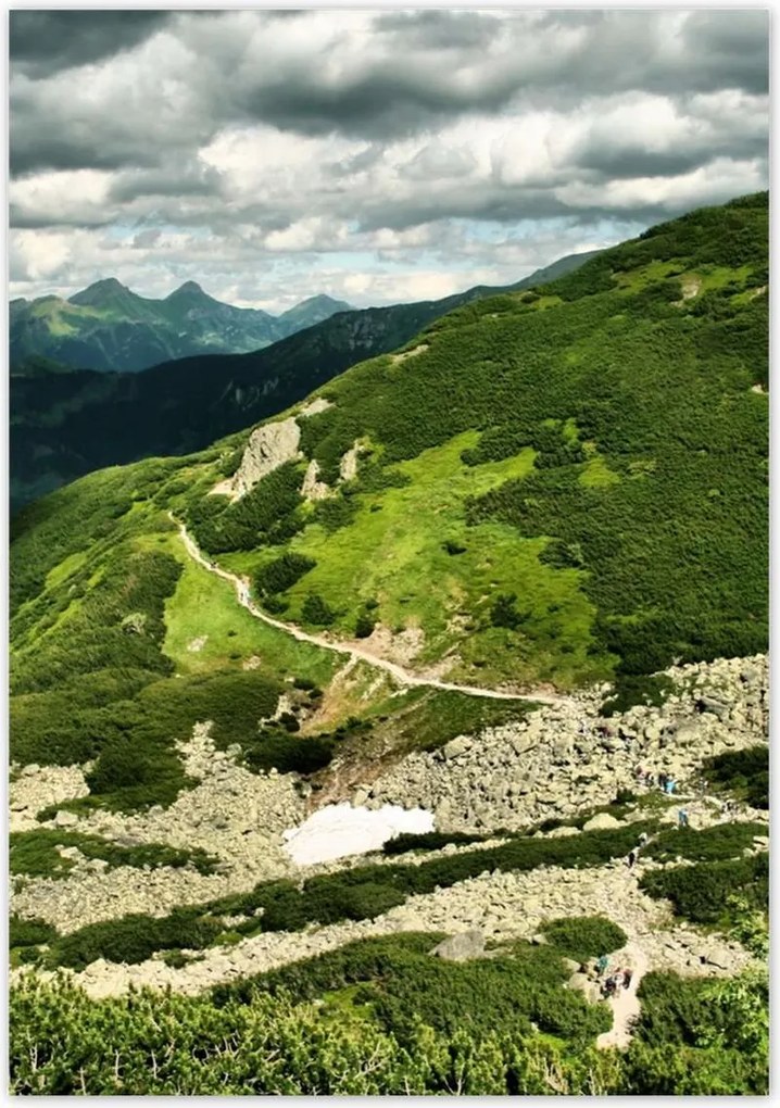 Poszterek 70x100 Tátra Lengyel hegyek Kilátás