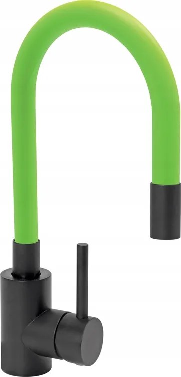 Álló konyhai csaptelep Fala Black Flexible