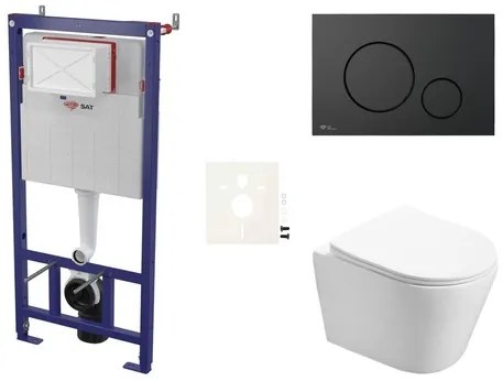 Fali WC szett SAT előtétfalas szereléshez + SAT Infinitio WC SIKOSSIN68K