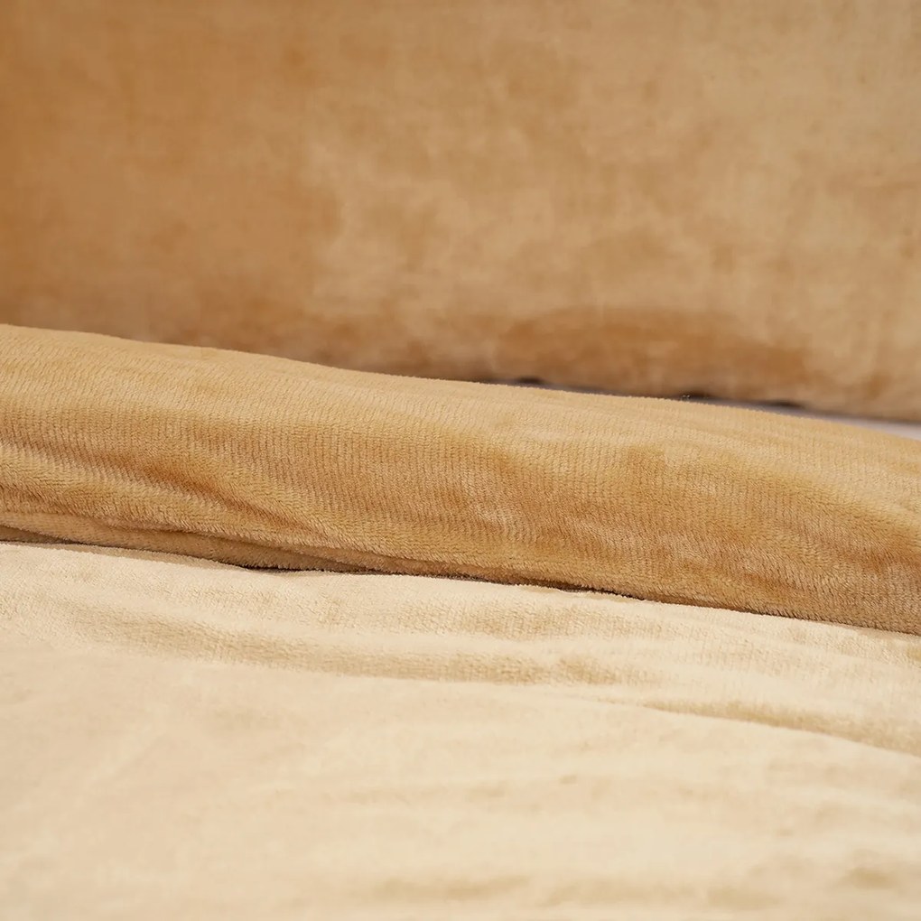 4Home mikroflanel ágyneműhuzat bézs, 140 x 200 cm, 70 x 90 cm, 140 x 200 cm, 70 x 90 cm