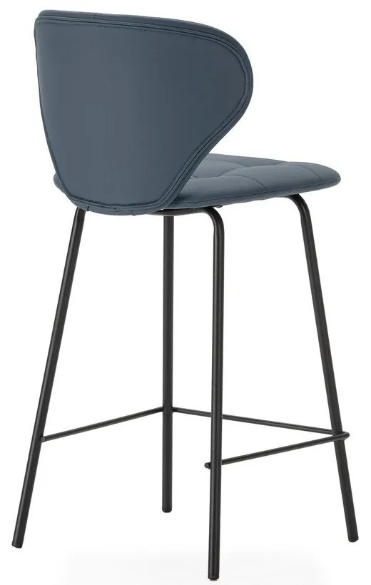 Sötétszürke bárszék szett 2 db-os (ülésmagasság 67 cm) Maura – Marckeric