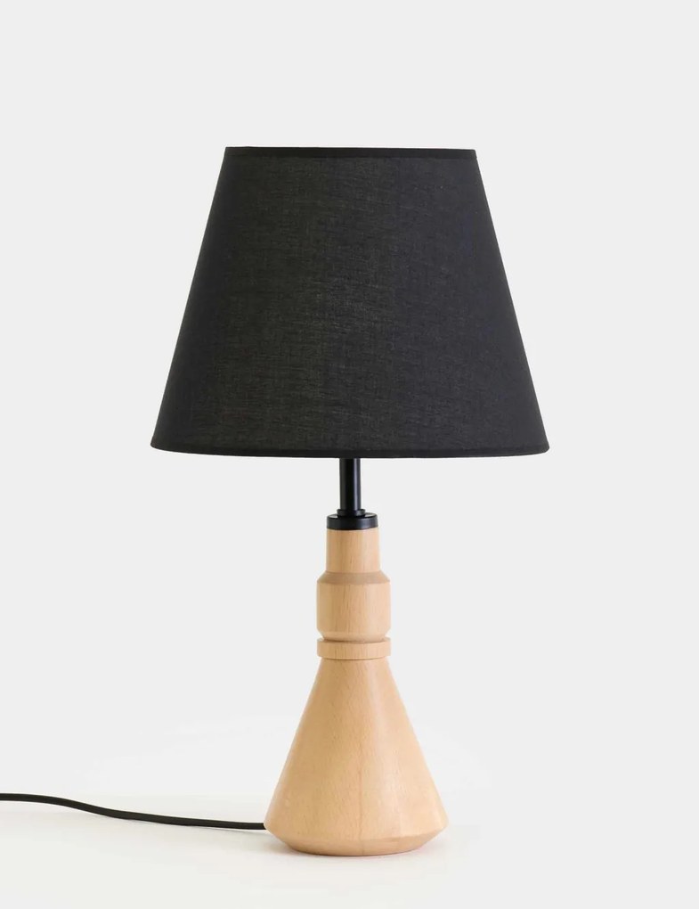Tromso fa éjjeli lámpa, fekete, Ø24 cm
