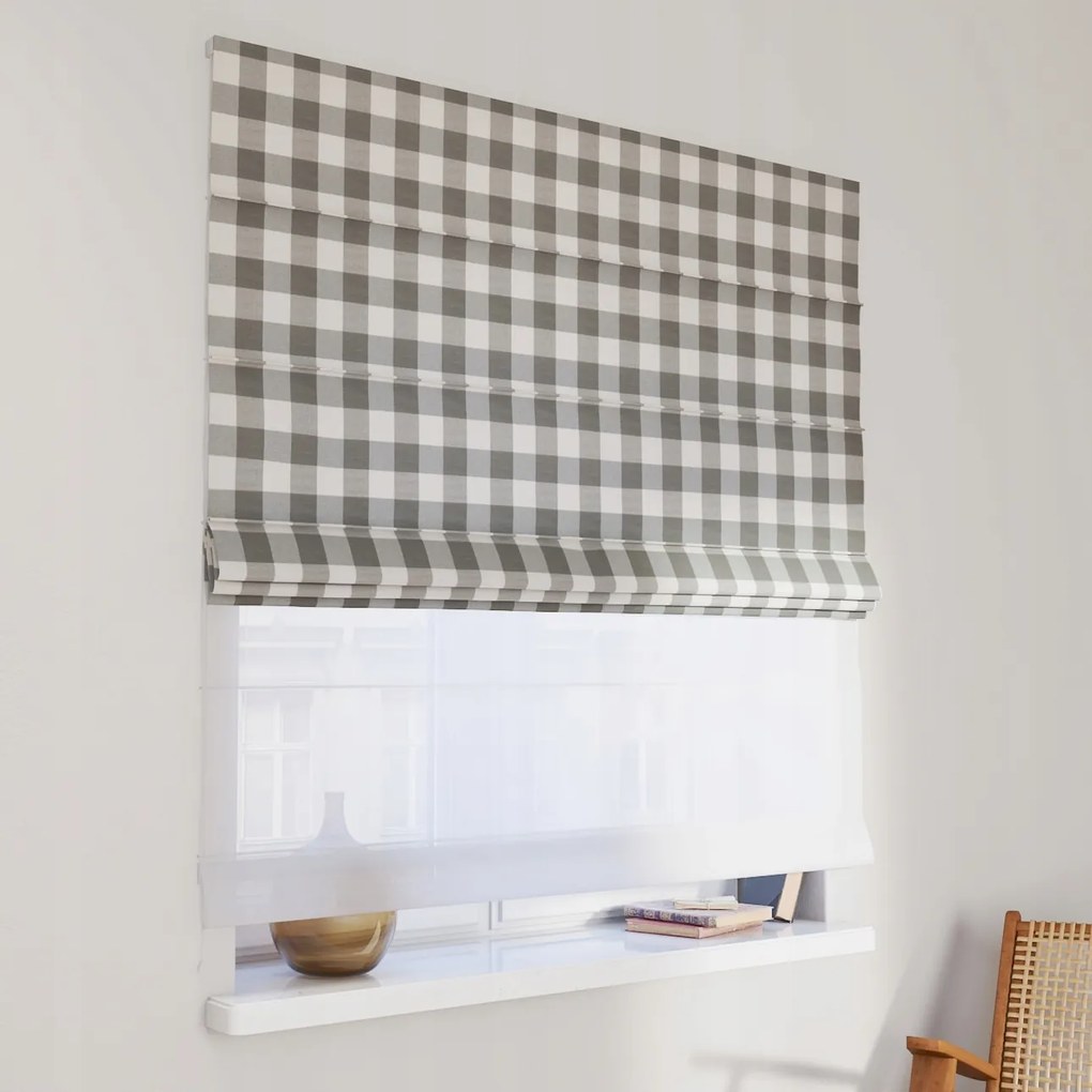 Kész Római roló Duo 100x180cm fekete