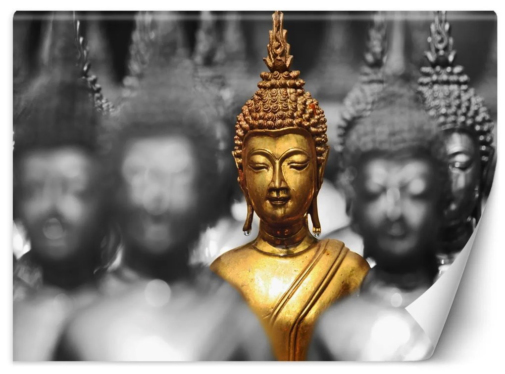 Gario Fotótapéta Arany buddha Anyag: Vlies, Méret: 400 x 280 cm