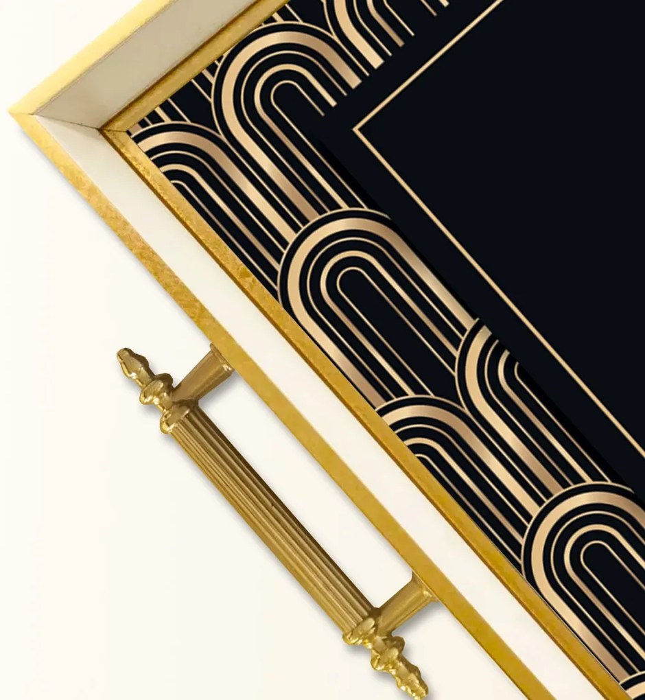 Üveg tálca, 38×24 cm – TPB9913