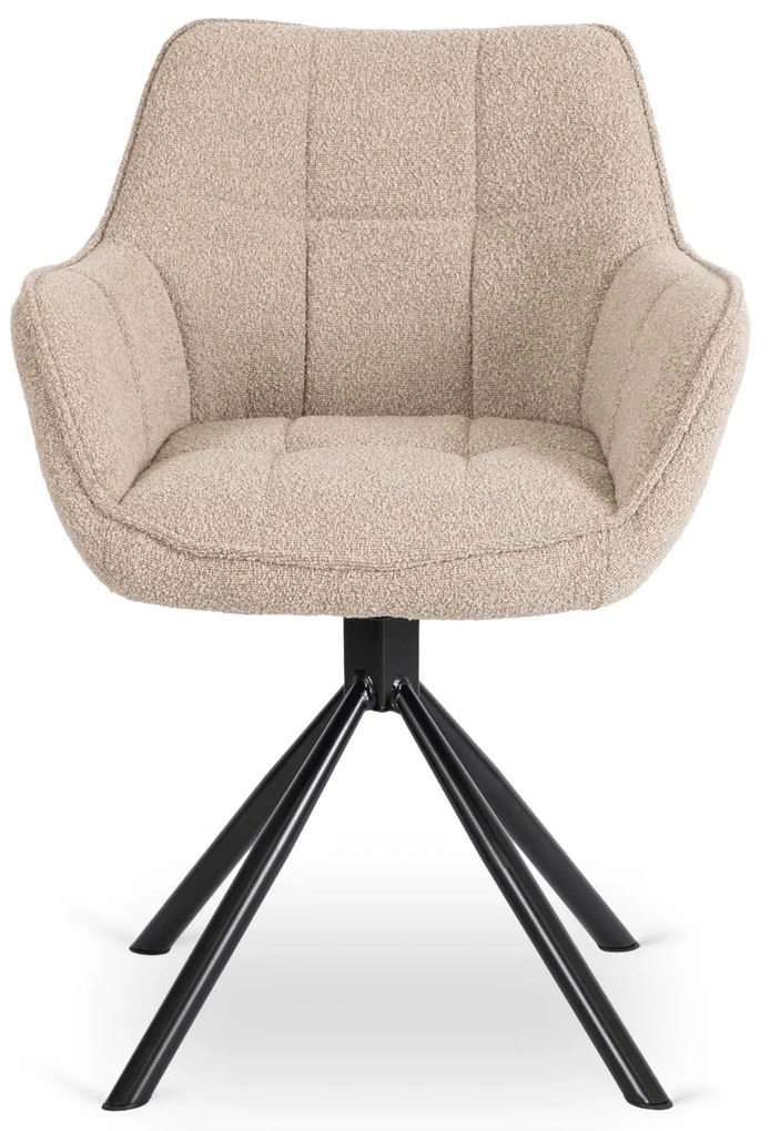 Forgó Étkezőszék Bézs Színben. PEONY