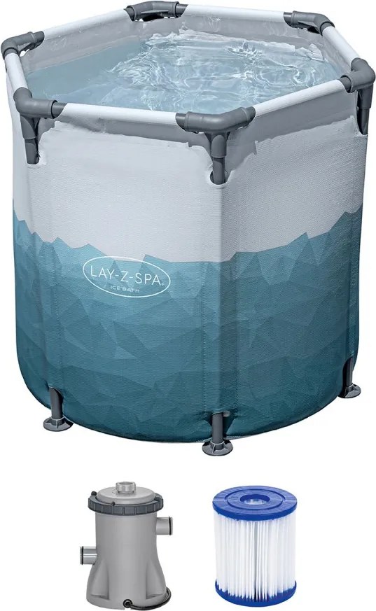 Lay-Z-Spa kerek, fémvázas jégfürdő kád 90 x 80 cm