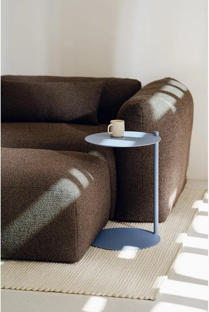 Acél kerek tárolóasztal 41x40 cm Ande – noo.ma