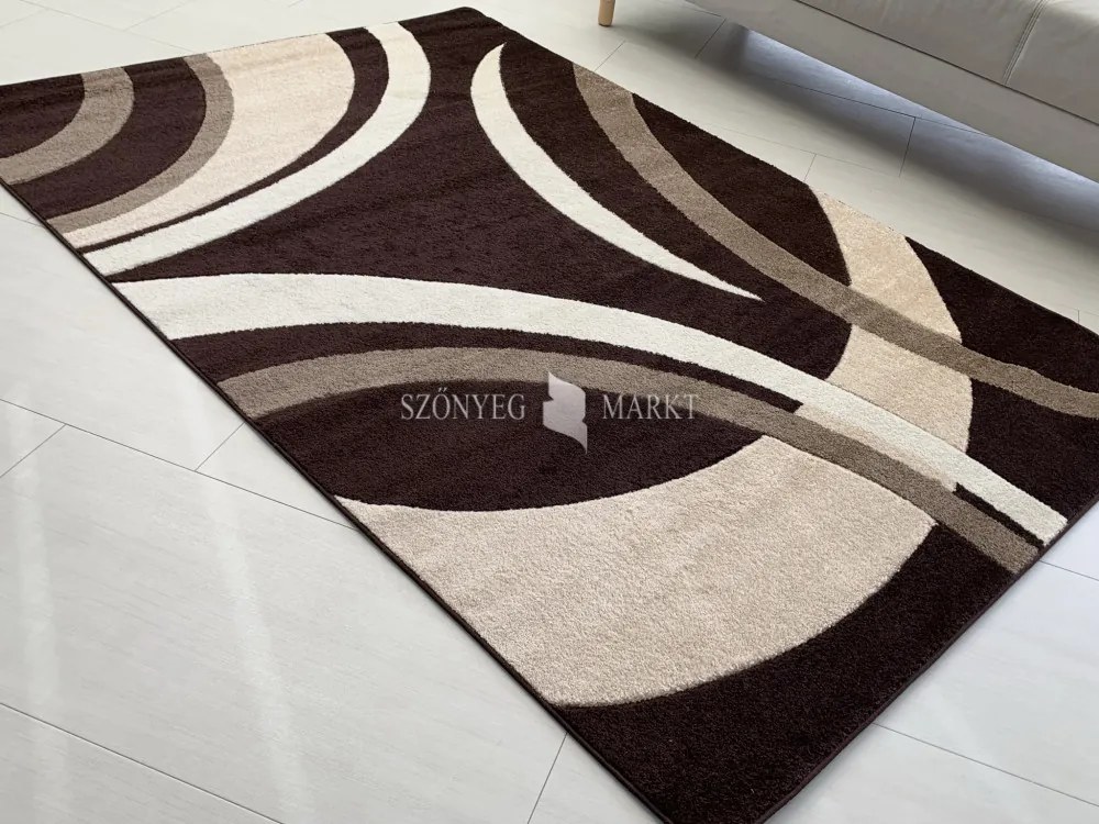 Comfort 4791 barna modern szőnyeg 80 cm-es szett