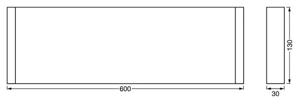 Ledvance - LINEAR LED polc világítással 12W 230V 60 cm IP44