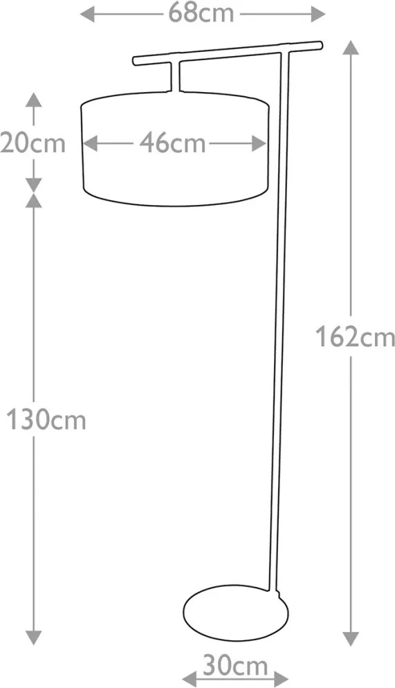 Elstead Lighting BALANCE BALANCE-FL-BRPB Állólámpa 1x60W/E27