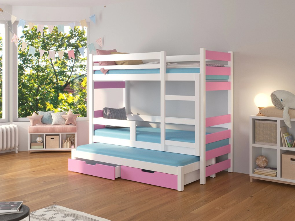 Emeletes gyerekágy 180x75 cm. Akció -17%. 1052301