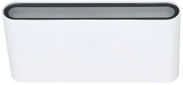 Ecolite ZFP12-BI - LED Kültéri fali lámpa BRICK 2xLED/6W/230V IP65 fehér