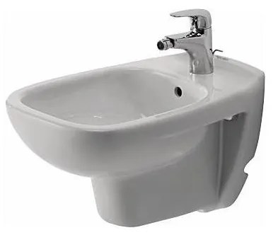 Duravit 22571500002 - Falra szerelhető bidé D-CODE kerámia/fényes fehér