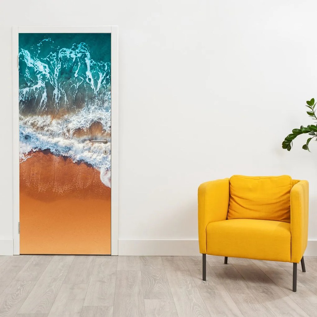 Fotótapéta ajtóra - Tengerpart (95x205cm)