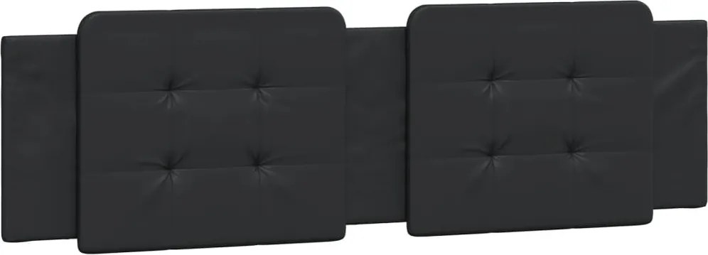 fekete műbőr fejtámla párna Zadar 180 cm