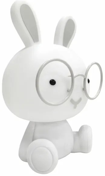 LED RGBW dimmelhető gyerek éjjeli lámpa 2,5W/230V fehér nyuszi