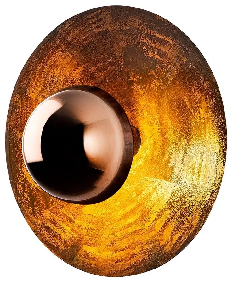 Rézszínű fali lámpa ø 38 cm Kurt – Opviq lights