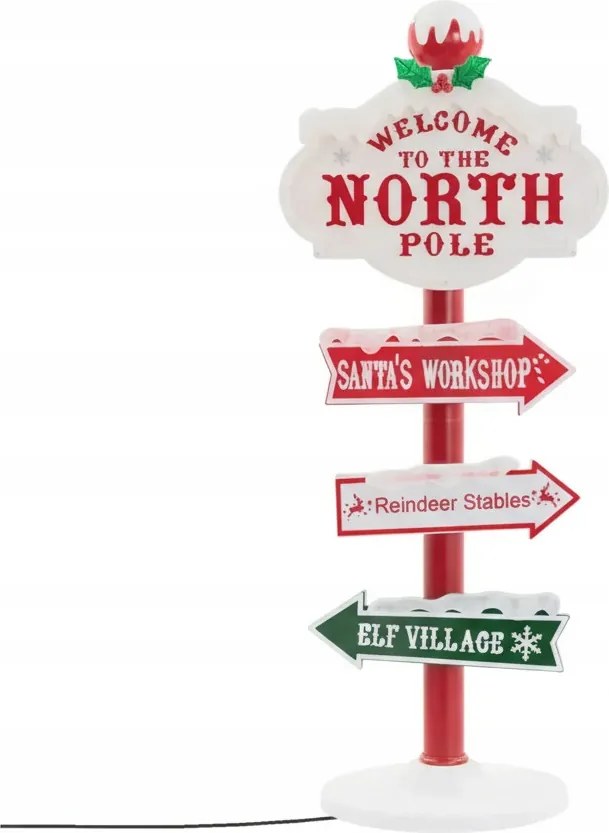 Karácsonyi Led Dekoráció Kertbe Műanyag 29,6 X 29,6 X 95 CM