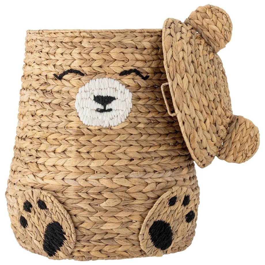 Natúr színű vízijácint játéktároló kosár ø 40x57 cm Timone – Bloomingville Mini