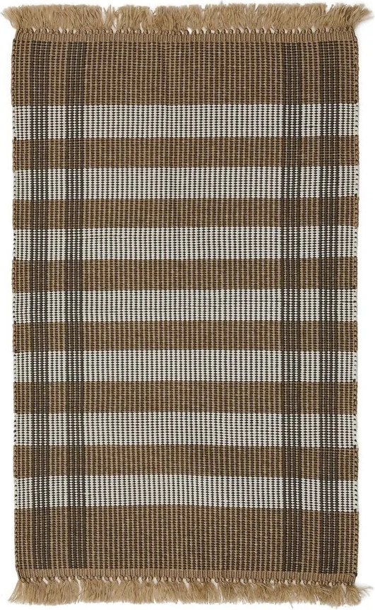 Bézs kétoldalas-kézi szövésű szőnyeg 60x90 cm Barani – Kave Home