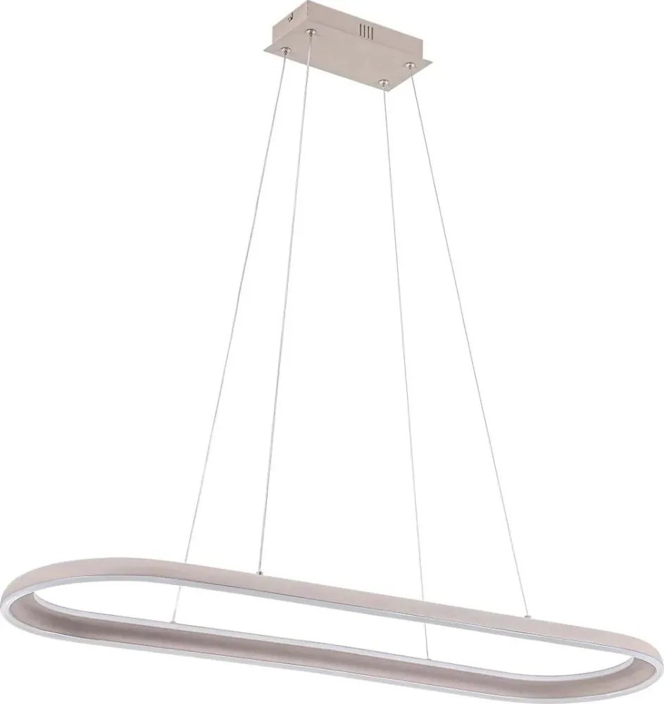 LED csillár kábelen CASHMERE LED/80W/230V 30x100 cm bézs