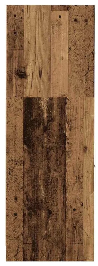 antik fa színű szerelt fa patikaszekrény 30 x 41 x 118 cm